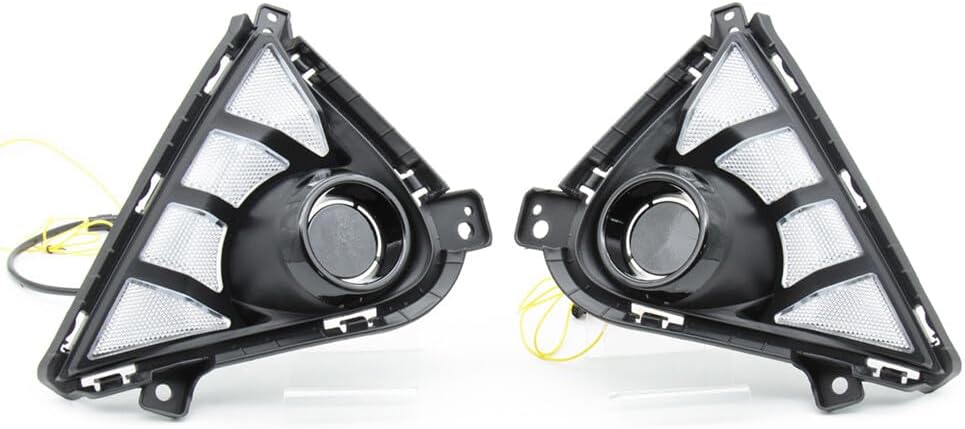 ya 10 9.16 zhengce LED Daytime Running Light w/Turn Signal Lamp Fit for Hyundai Accent 2021 Pa