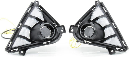 ya 14 9.20 zhengce 2pcs LED Daytime Running Light w/Turn Signal for Hyundai Accent 2021-1