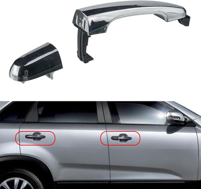 ya 10 9.16 baidi 1X Exterior Outside Door Handle Driver Passenger Side for 2011-2015 for Kia for Sorento