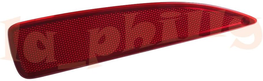 ya 27 10.13 baidi Rear Left Bumper Reflector Side Marker Light Fit For 2012 2013 2014 Yaris Red