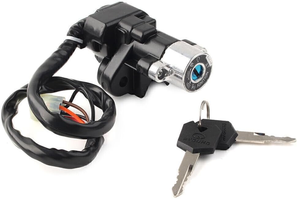 ya 6 8.24 baidi for Suzuki GSX650 GSXR750 Ignition Switch Fuel Gas Cap Cover for SEAT Lock Key Set