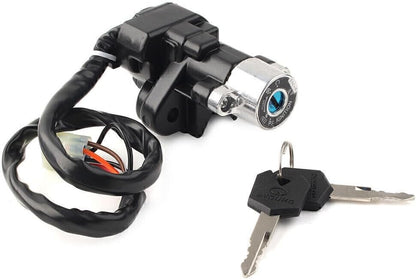 ya 6 8.24 baidi for Suzuki GSX650 GSXR750 Ignition Switch Fuel Gas Cap Cover for SEAT Lock Key Set