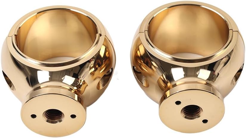 ya 6 8.14 2 Rise Handlebar Riser Clamp Mount Gold for Harley Sportster Softail