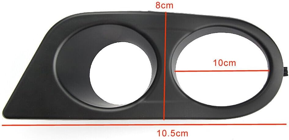 ya 10 9.16 zhengce Pair Fog Light Fog Lamp Cover Bezel Ffor Rame For 01-06 for BMW E46 M3