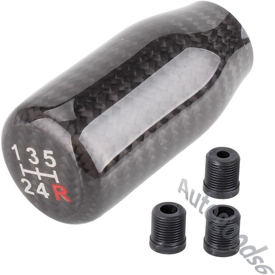 ya 4 8.24 baidi Black Racing Aluminum Carbon Fiber for Manual MT Gear Shift Shifter KNOB 5/6 Speed