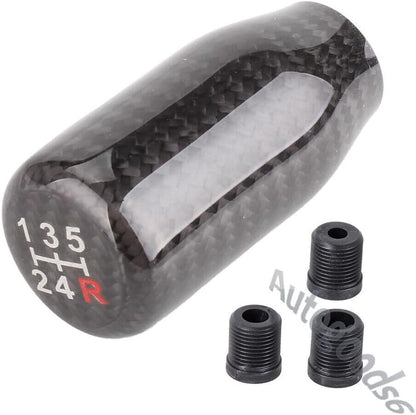ya 4 8.24 baidi Black Racing Aluminum Carbon Fiber for Manual MT Gear Shift Shifter KNOB 5/6 Speed