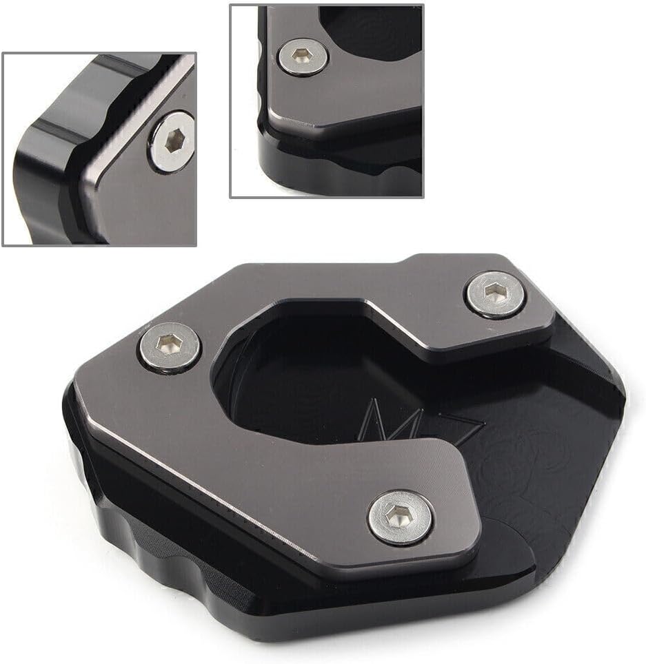 ya 5 8.24 baidi Motor Kickstand Side Stand Extension Plate Pad for Yamaha MT-07 FZ-07