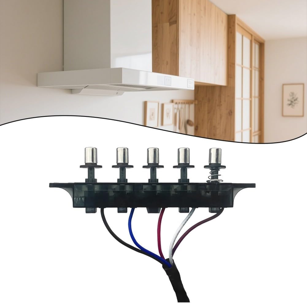 ya 14 9.20 baidi Reliable 5 Button Ran Hood Switch for Safe Control of Kitchen Appliances-1