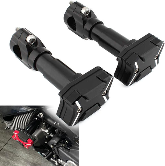 ya 4 8.8.2 Universal Modified Engine Guard Crash Bar F for Ram e Protector 22mm-30mm Pair Black