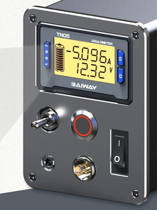 ya 16 10.20 baidi TN05 Battery Capacity Tester 8-80V 50A Built in Sampling Precision Coulomb Meter