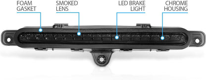 ya 2 8.15 Suitable for 2010-2014 for Ford MUSHANG full LED 3RD third brake light black 1 piece