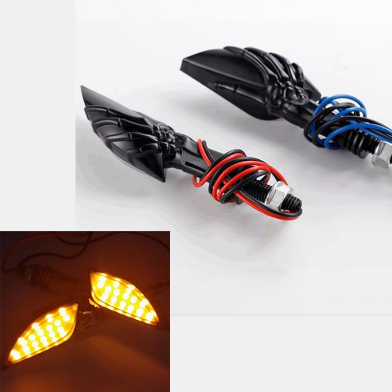 ya 11 9.14 zhengce 4 Pieces Motorcycle LED Turn Signal Lights for Honda Shadow VT 600 700 750