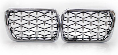 ya 4 8.14 for BMW 3 Series E36 97-99 Front Honeycombe Style Grill Mesh Bumper Grille Trim