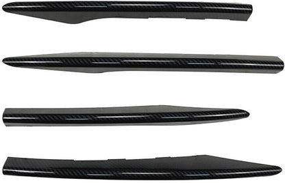ya 4 8.14 Carbon Front Fog Light Decor Cover Trim Fit for Benz E Class W213 E260 E300 E53 2021