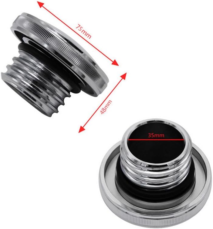 ya 5 8.24 baidi Chrome gas tank cap suitable for Harley Davi for DS on Sportster XL883 XL1200 Dyna Softail