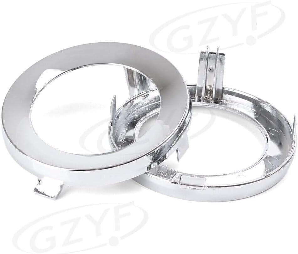 ya 13 9.15 zhengce Front Fog Light Lamp Cover Trim Ring Fit for Subaru Forester 2009-2013 Chro