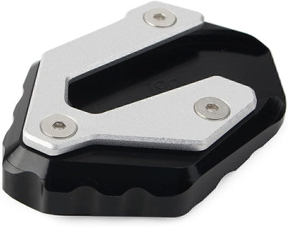 ya 2 8.15 Kickstand Side Stand Extension Pad Fit for Yamaha MT-07 14-18 XSR700 2016-2017 Black