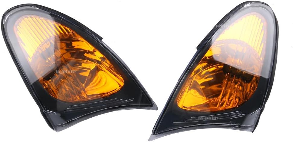 ya 6 8.24 baidi 2x Amber Yellow Park Signal Corner Light for BMW 3 Series E46 02-05 Sedan Wagon