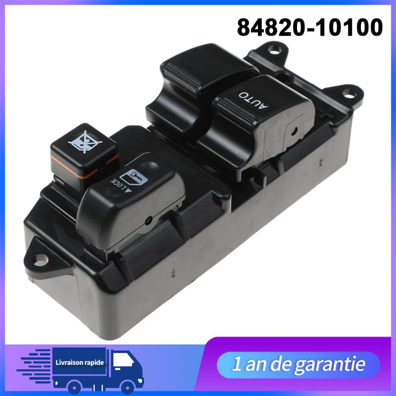 ya 3 8.24 baidi Com for Man de Bouton Leve Vitre Pour for Toyota Yaris Hilux Land Cruiser 84820-10100 Neuf