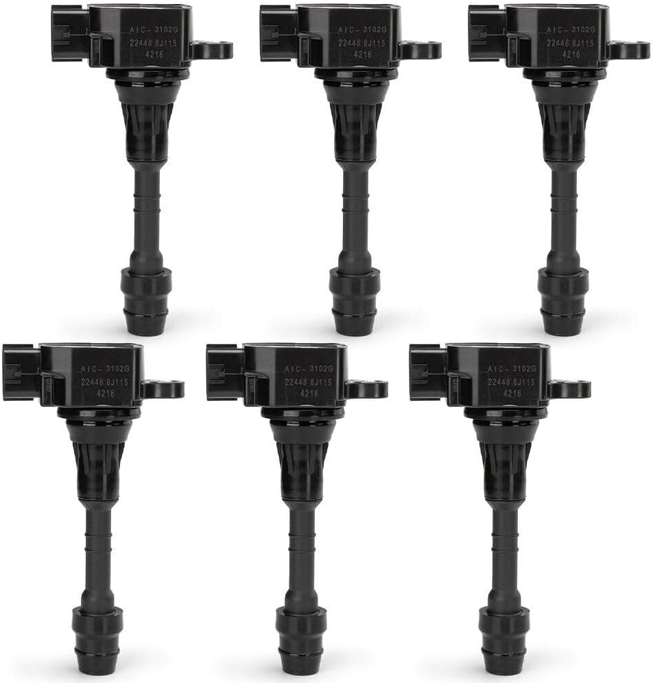 ya 28 10.13 zhengce 6-Piece Ignition Coil Set Fits for Nissan Frontier Pathfinder Maxima 22448