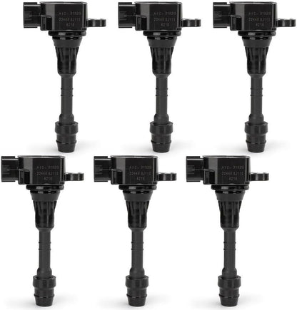 ya 28 10.13 zhengce 6-Piece Ignition Coil Set Fits for Nissan Frontier Pathfinder Maxima 22448