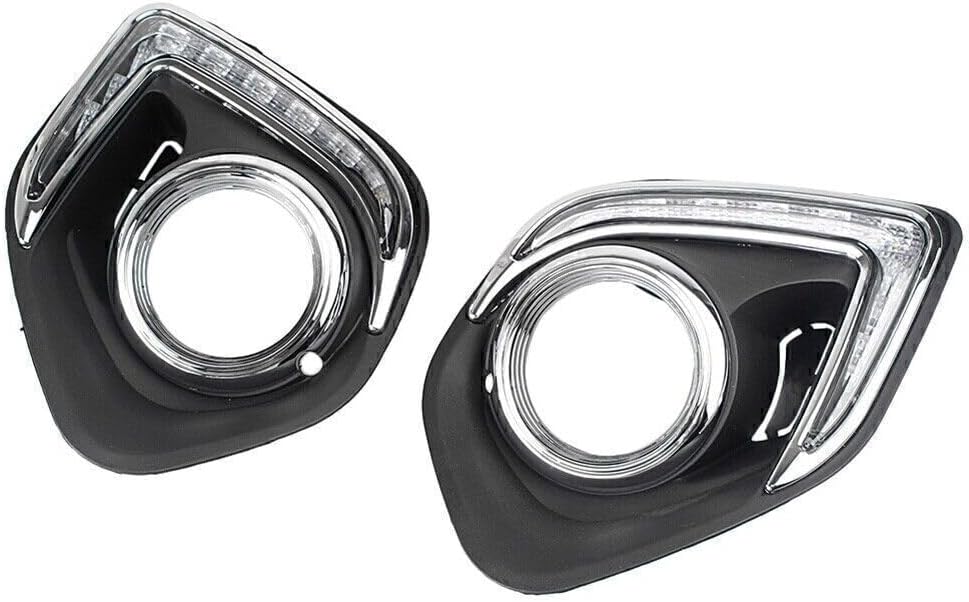 ya 13 9.15 baidi for 2pcs Car Fog DRL LED Daytime Running Lights for ASX Outlander Sport DRL