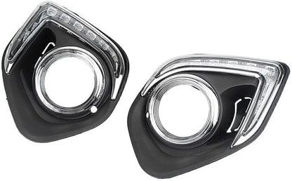 ya 13 9.15 baidi for 2pcs Car Fog DRL LED Daytime Running Lights for ASX Outlander Sport DRL