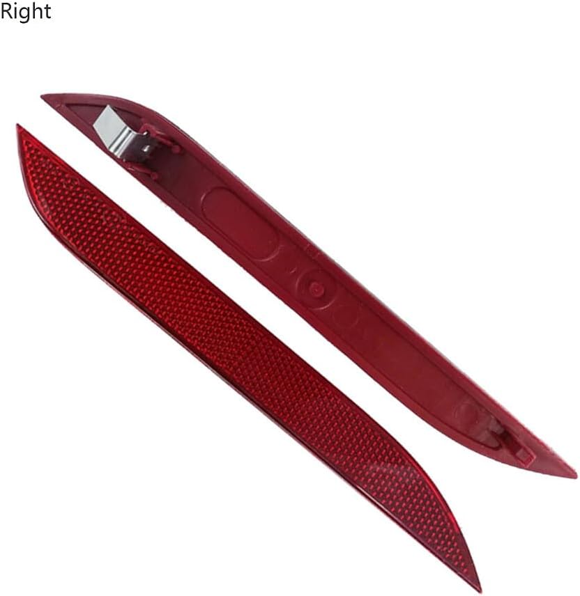 ya 27 10.13 baidi 2X Rear Left+Right Bumper Reflector Red Plastic for Fortwo 2016 2017 2018