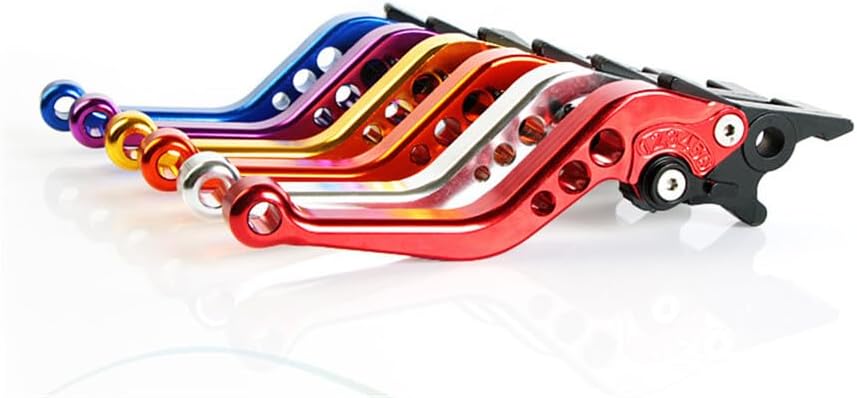 ya 7 8.24 baidi Red 2pcs Motorcycle handlebar Brake Master Cylinder Clutch Lever Adjustable