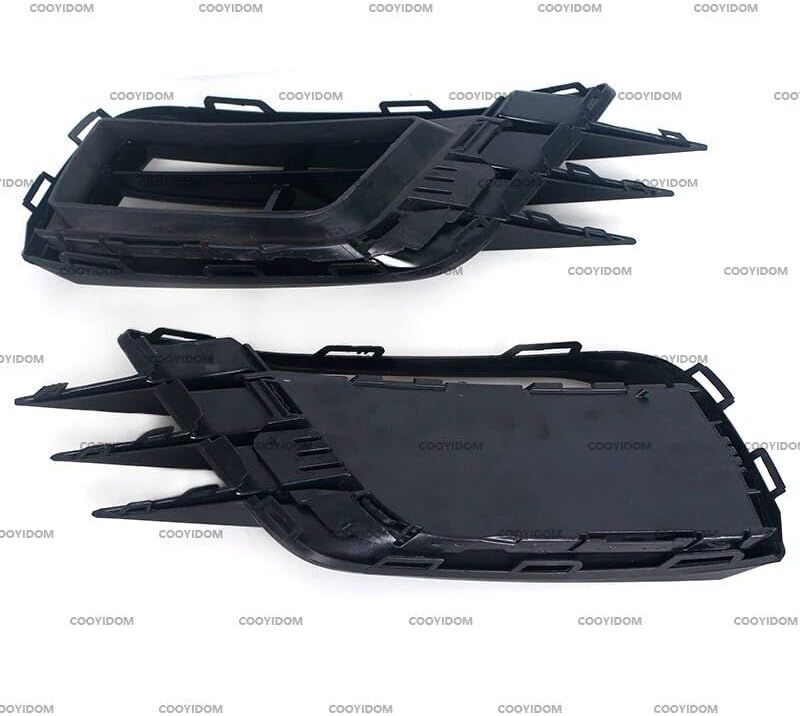 ya 2 8.15 Pair of Front Bumper Fog Light Cover Grille for VW Scirocco R 2015-2018