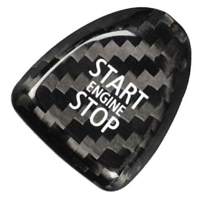 ya 6 8.24 baidi Black Carbon Keyless Start Button Cover Fit for BMW for Mini Cooper F Model F54 F55 F56