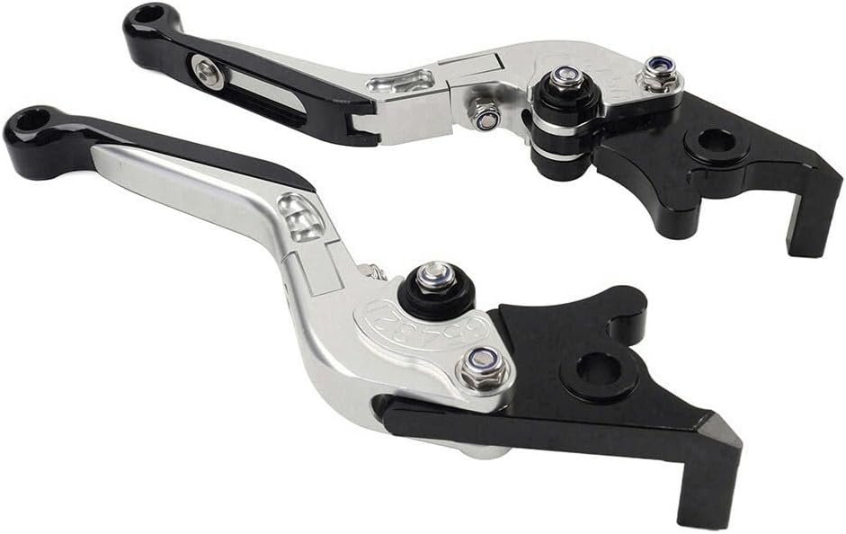 ya 10 9.16 zhengce CNC Folding Extendable Brake Clutch Levers for Honda CBR125R CBR150R Silver