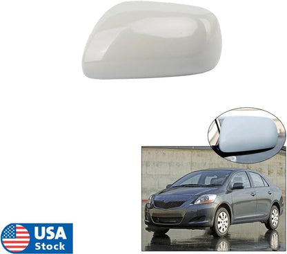 ya 4 8.14 Left Driver Side Wing Door Mirror Cover Cap Unpainted for Toyota Yaris 2007-2013