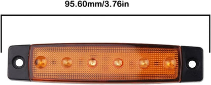 ya 2 8.15 Fits For Buses/Trucks/Trailers/Lorries 10X 24V Side Marker Lamp Indicator Light