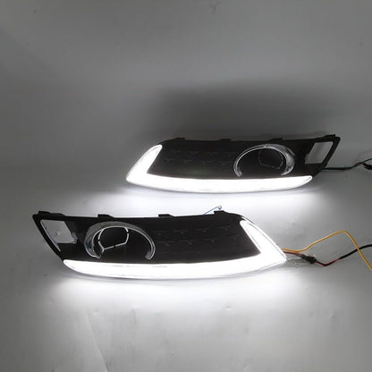 ya 10 9.16 zhengce LED front bumper fog lights suitable for modern Venue 2018-2022 daytime run