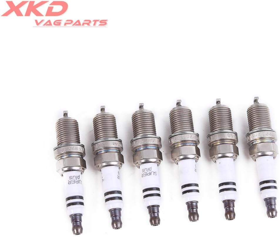 ya 23 10.7 baidi 6Pcs Platinum Spark Plug for Audi A6 S4 Quattro 2.7T V6