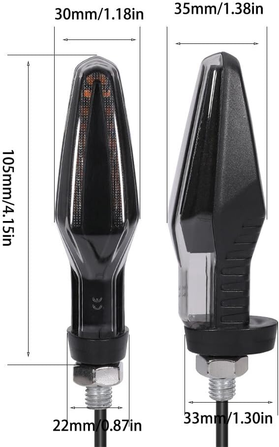 ya 13 9.15 baidi LED Turn Signal Light Indicator For HUSQVARNA Supermoto 701 Enduro 701 2016-2025