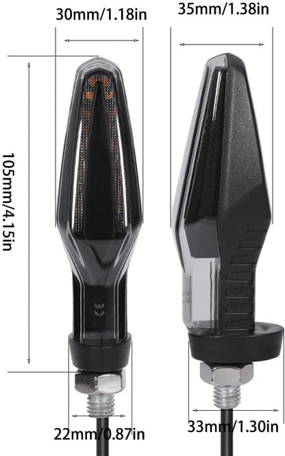 ya 13 9.15 baidi LED Turn Signal Light Indicator For HUSQVARNA Supermoto 701 Enduro 701 2016-2025