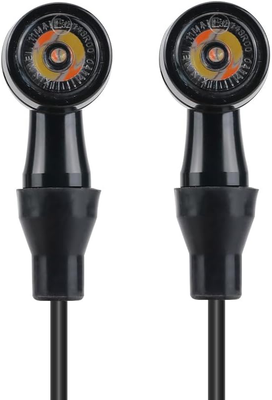 ya 13 9.15 baidi Universal LED M8 Rear Turn Signal Light Indicator With Brake Light E32 Certified