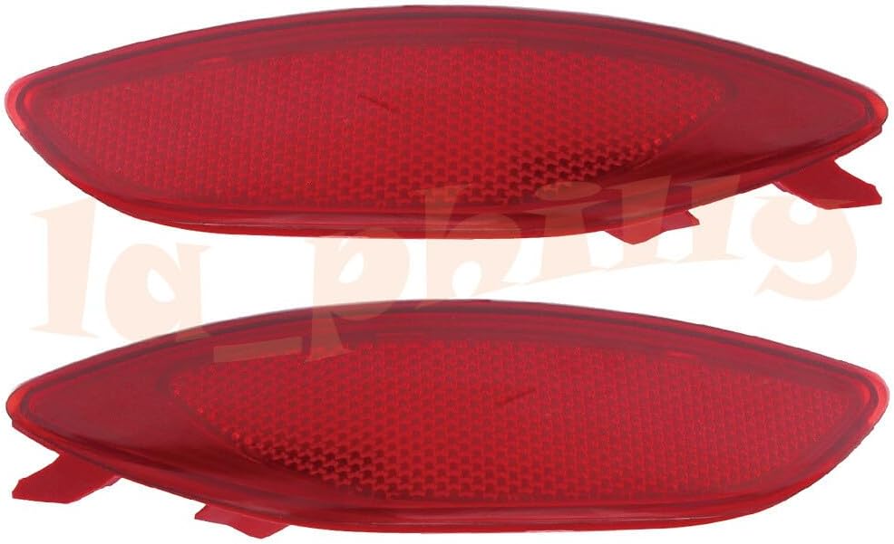 ya 27 10.13 baidi Rear LH&RH Side Red Bumper Light Lamp Reflector for Hyundai Accent i25 2012-2016