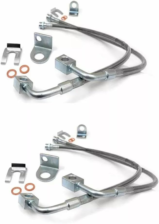 ya 10 9.16 baidi 4x NEW Extended Brake Lines Fit For 2007-2018 for Jeep for Wrangler 2.0L 3.6L 3.8L 89716