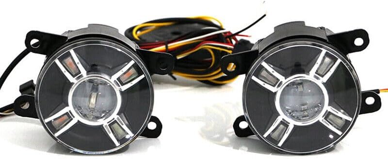 ya 10 9.16 zhengce 4-color car front LED projector lens circular spotlight adjustable light x