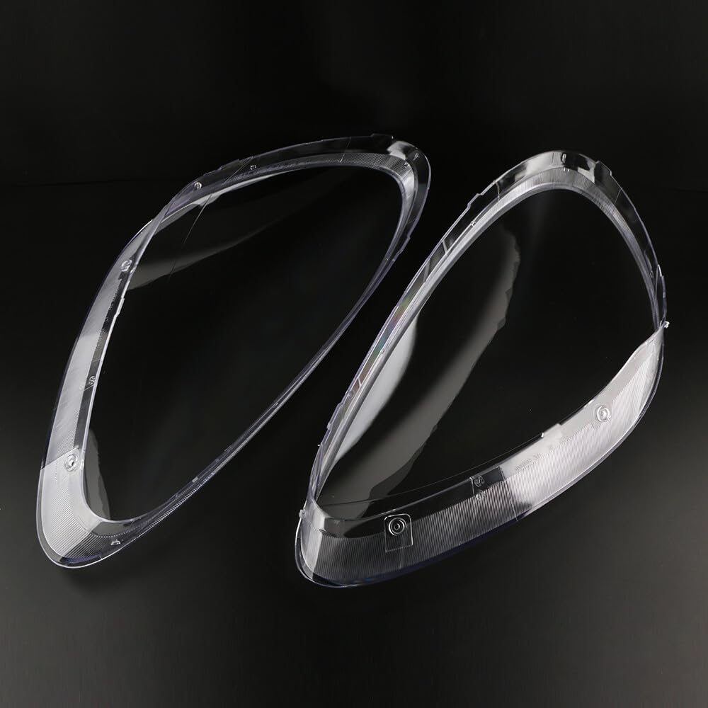 ya 10 9.16 zhengce Pair of headlight glass clear headlights spreader for Porsche for Cayenne 2