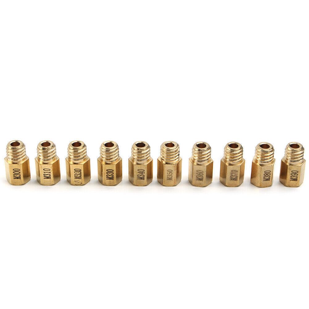 ya 7 8.24 baidi for Mikuni VM TM TMX Carburetor 300-390 Set 350 370 10Pcs Hex Style Main Jet