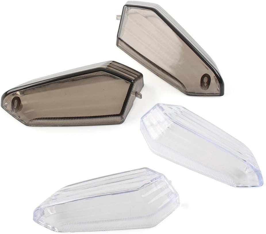 ya 4 8.10 2pcs Motorcycle Rear Turn Signal Light Lens for Kawasaki NINJA 300 650 1000