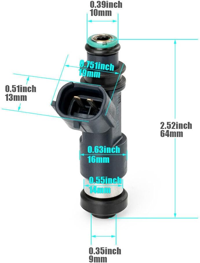 ya 5 8.24 baidi 3089893 for Polaris Sportsman 2006-2014 EFI 06-2013 Ranger 500 EFI Fuel Injector