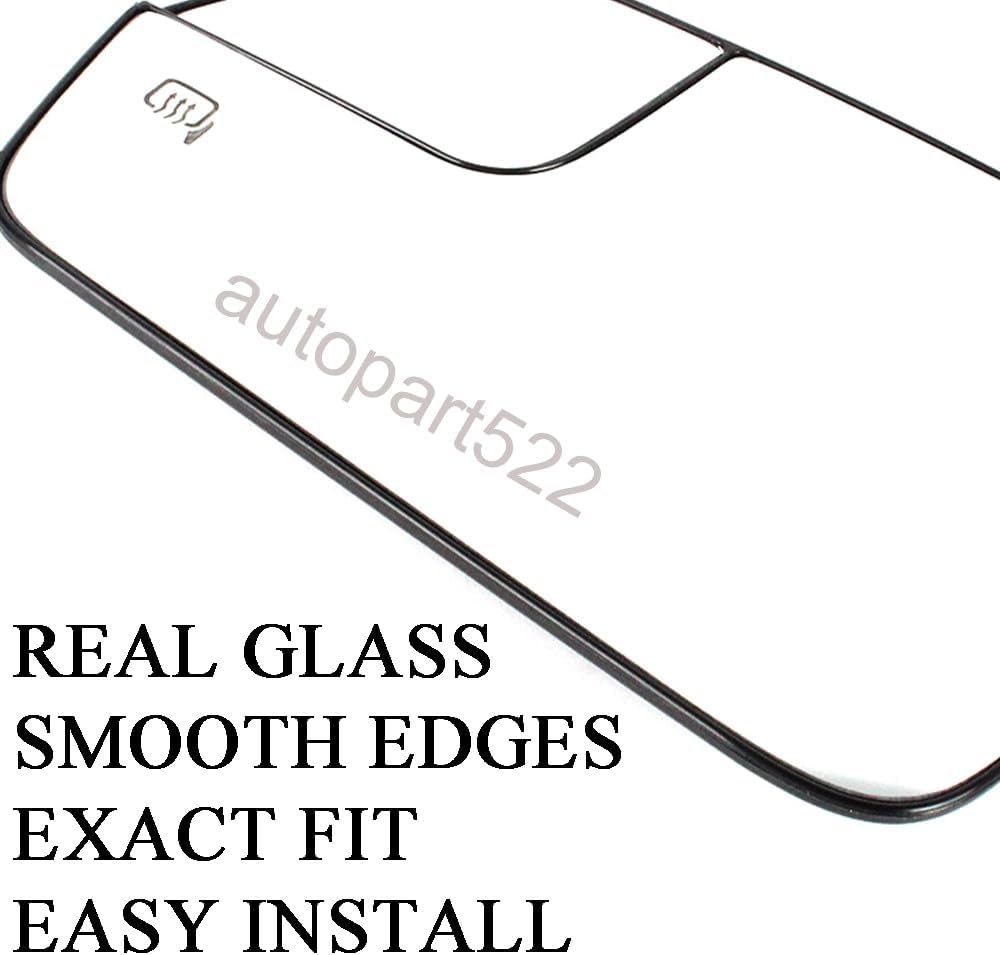 ya 2 8.15 for Lincoln MKZ 2013-2020 Left Side Heated Mirror Glass with Panel