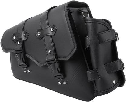 ya 11 9.14 baidiLeft Side Solo Bag Swing Arm Bag For Sportster Motorcycle Tool Bag