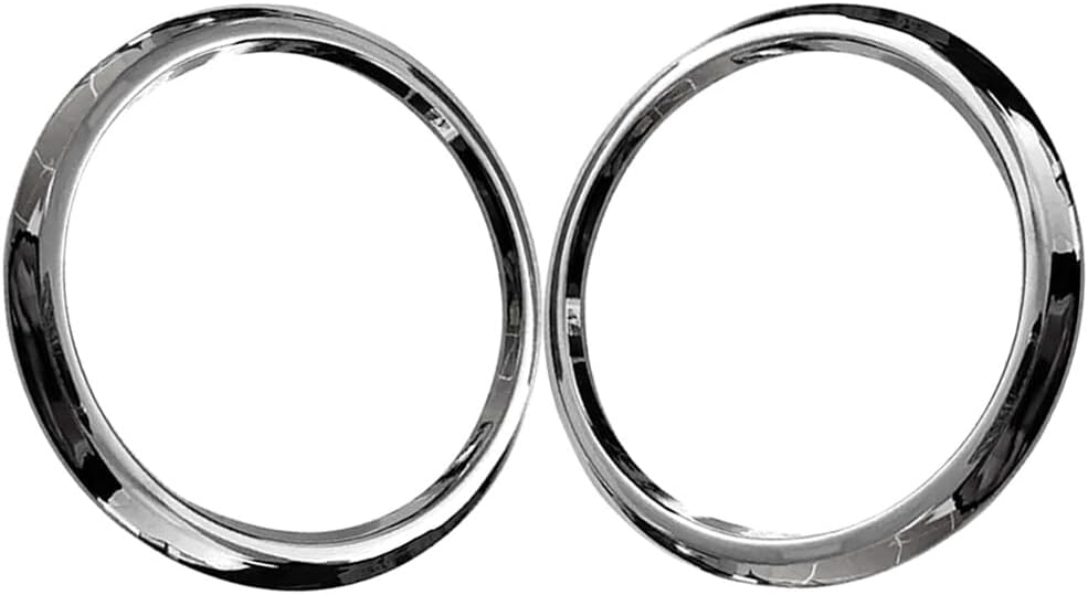 ya 9 10.24 2Pcs Front Fog Light Lamp Ring Chrome Frame 670065940 Fit For 2018-2020 for Levante