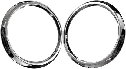 ya 9 10.24 2Pcs Front Fog Light Lamp Ring Chrome Frame 670065940 Fit For 2018-2020 for Levante
